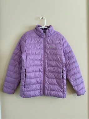 REI Light Purple Girls' Packable Down Puffer Jacket // Medium (10-12)